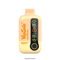 VapSolo Preis - VapSolo DG18000 Einweg-Vapor VB4B8X53 Pfirsich-Mango-Ananas