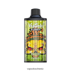 VapSolo Preis - VapSolo SUPER Einweg-Vapor VB4B8X18 Zitronenlimette