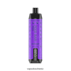 VapSolo Schweiz - VapSolo SHISHA Einweg-Vapor VB4B8X6 Traubenminze