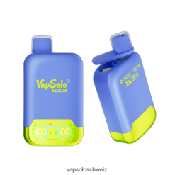 VapSolo Schweiz - VapSolo TWINS Einweg-Vapor VB4B8X26 Blue Razz Limonade und Zitronenlimonade